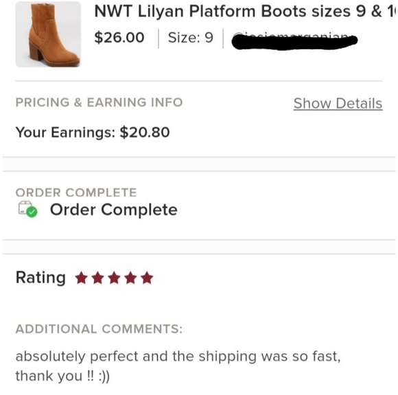 NWT Lilyan Platform Boots - Picture 6 of 6